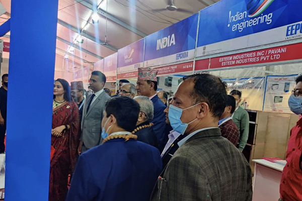 EEPC India booth at the 5th edition of Nepal Medical Show 2022 inaugurated by Mr Birodh Khatiwada, Hon’ble Health Minister of Nepal.