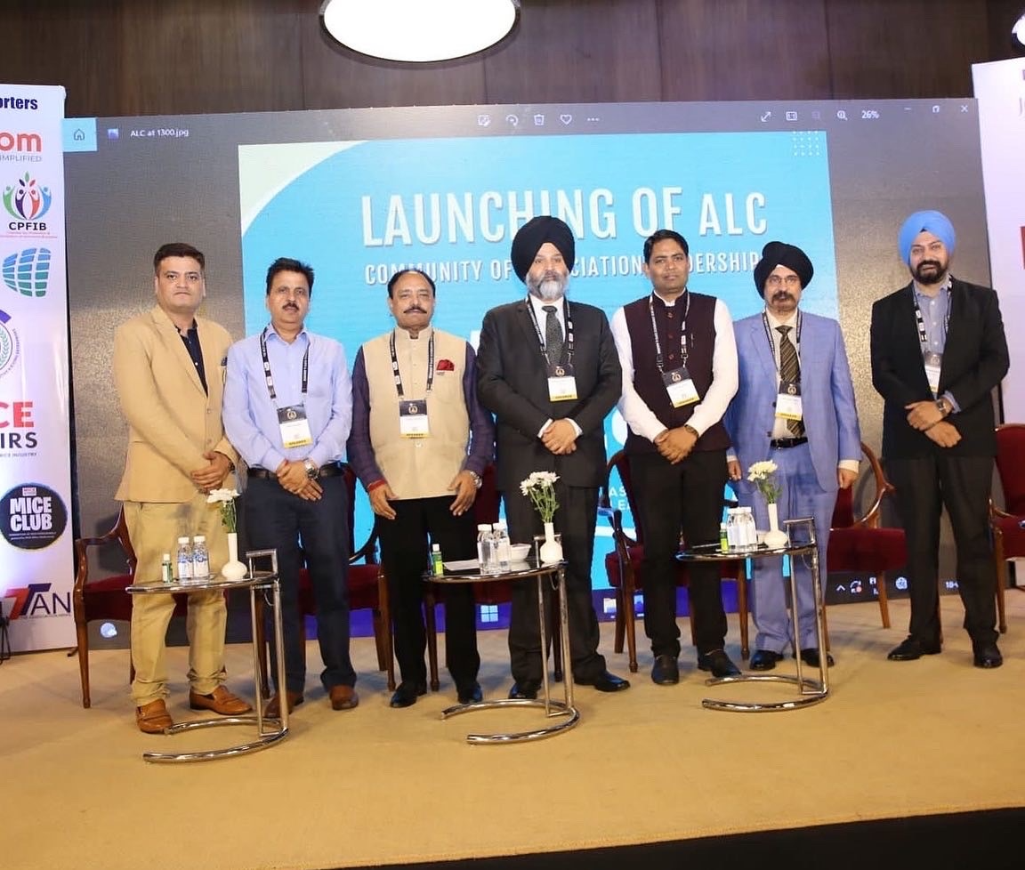 Mr Gurvinder Singh, EEPC India Director (Exhibitions) was present as a panelist (far right) along with Mr Sachin Manocha, Publisher, Affairs Mice (left) and other dignitaries.